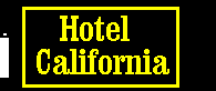 hotel california sign